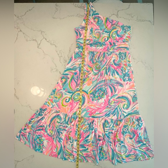 Lilly Pulitzer Mooney Midi Dress Size XL - Picture 2 of 6